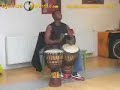 brahima sanou, a splendid percussionist of the group djiguiya from burkina faso is giving a breathtaking drum/djembe serenade for you. the recordings were done in the netherlands.