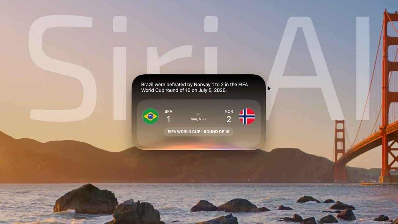 Veja a Siri AI em ação no macOS Golden Gate 27!