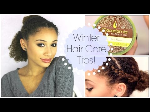 how to care long hair in winter