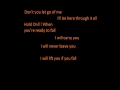 Building 429 Right Beside You (lyrics)