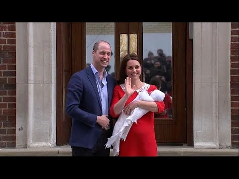 Prinzengeburt in London: Prinz William und seine Frau ...