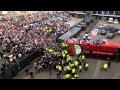 Onthaal van spelers bij De Kuip