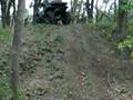 Prairie 650 and a semi-dry creek bed