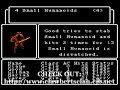 a video, which shows gameplay of the nes game: 'wizardry: the knight of diamonds'. i'm playing the game using my first party out of several.