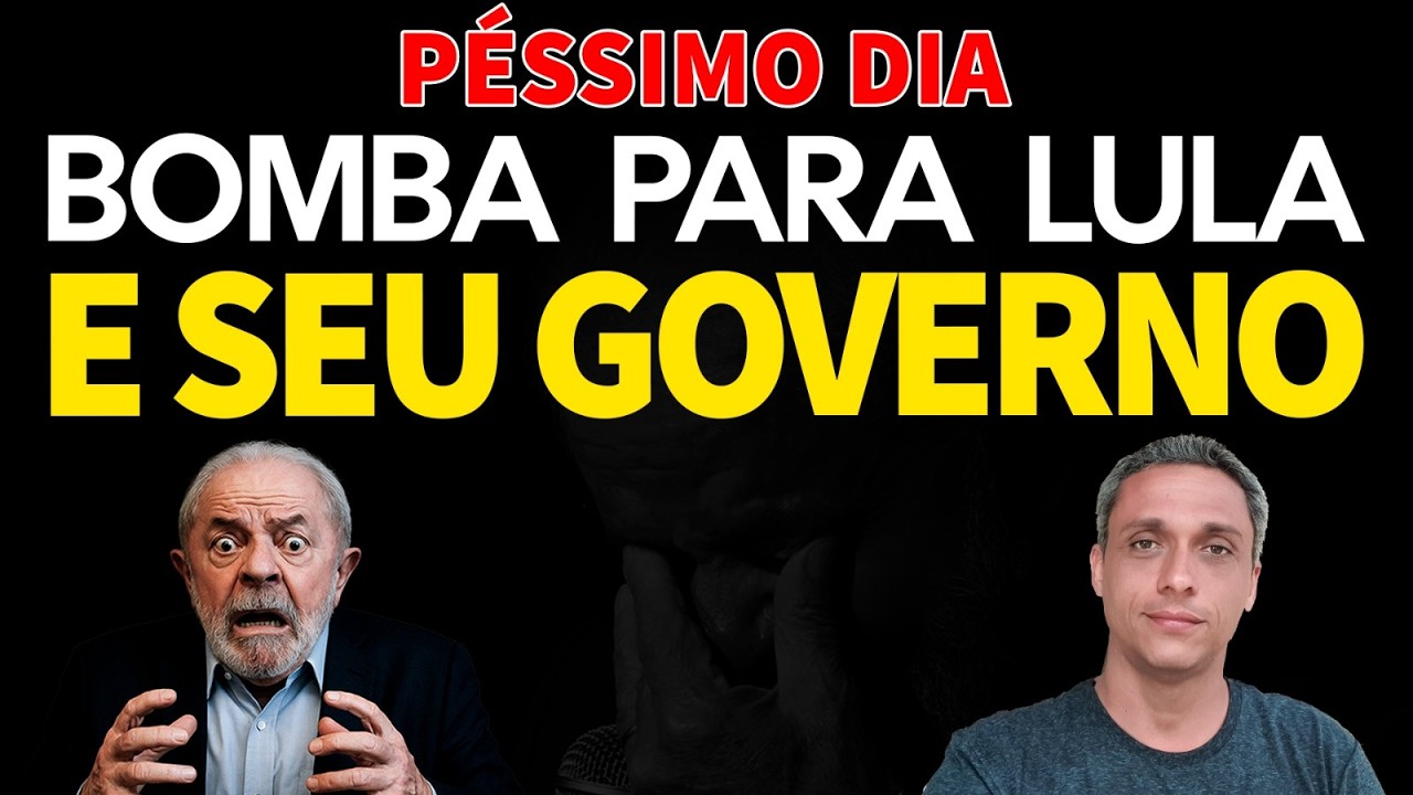 PÉSSIMO DIA PARA LULA - Pesquisa cai como uma BOMBA para o governo