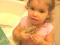 Baby Washes Dishes and Eats the Sponge ~
