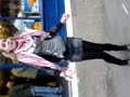 Me and Katie doing Soulja Boy Dance outside a chip shop.