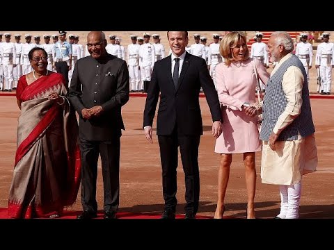 Emmanuel Macron zu Besuch in Indien