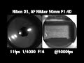 Nikon D3 slow motion - Continuous 11fps