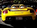 Porsche Carrera GT vs. Mercedes SL500 Rev Sounds