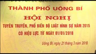 Tuyên truyền, phổ biến bộ luật hình sự