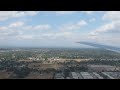 Window view from ATI-Air Transport International Douglas DC-8-62CF N799AL during landing at McClellan (MCC), CA, USA. Operating flight 8C206 from Long Beach (LGB), CA, USA on 26th May 2012.
