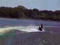 Zack Kneeboarding on Lake Thunderbird