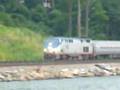 Metro North meets Amtrak south of Scarborough