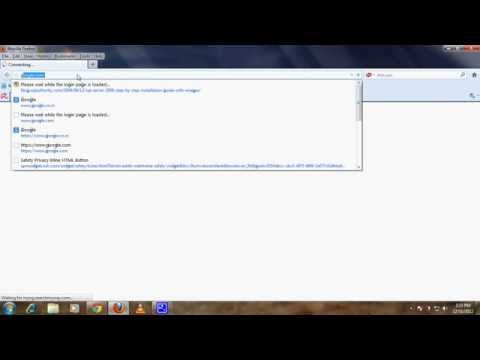 how to set google as a homepage on firefox