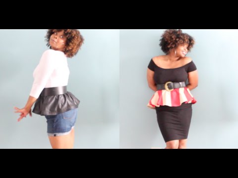 how to make a peplum belt