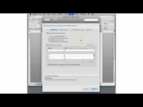 how to turn autocorrect off on mac