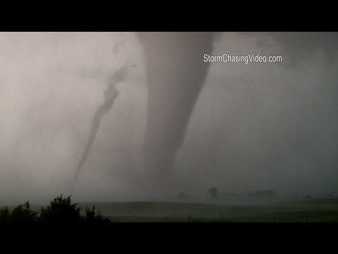 6/16/2014 Burwell, NE Large Cone Tornado B-roll