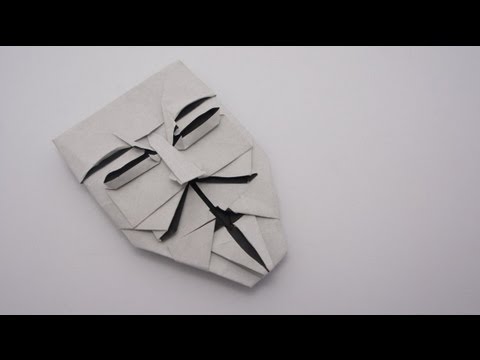 how to draw v for vendetta mask