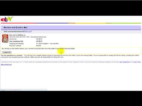 how to bid at ebay