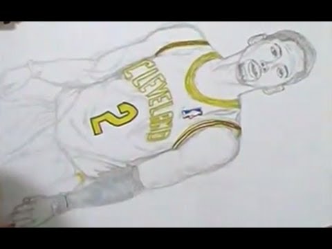 how to draw kyrie irving