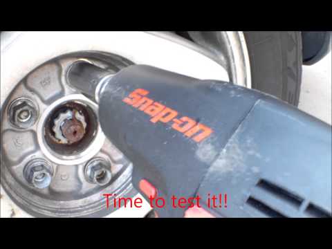 how to rebuild snap on impact wrench