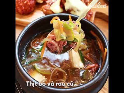 CANH THỊT BÒ BULGOGI HÀN QUỐC