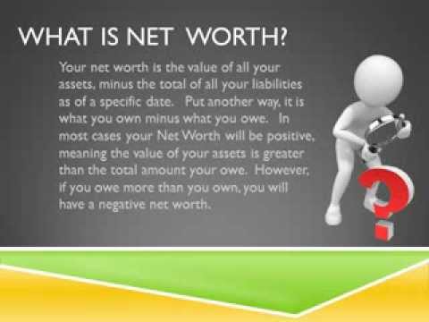 how to define net worth