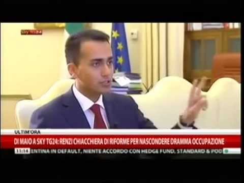 Luigi Di Maio (M5S): SkyTG24 - Basta con show Renzi