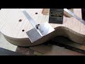 building a les paul DC guitar part II the neck luthier how to