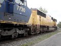 csx eastbound in fairport ny