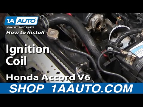 How To Install Replace Ignition Coil Honda Accord V6 2.7L 95-97 1AAuto.com