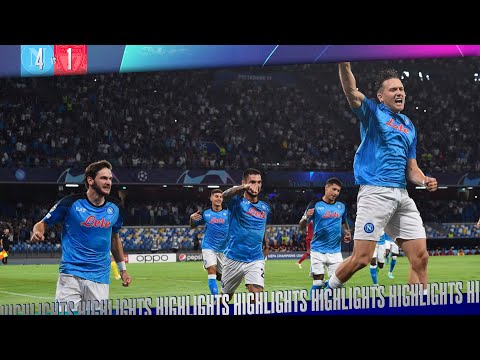 Napoli-Liverpool 4-1: gol ed Highlights