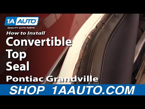 How To Install Replace Convertible Top Seals 71-76 Caprice Classic Eldorado GrandVille 1AAuto.com