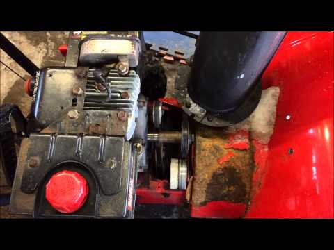 how to put a belt on a mtd yard machine