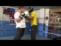 Boxers GARY BUCKLAND & LEE SELBY sparring! British super featherW champ v British featherWchamp!!