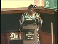 in february, bgci hosted a talk by professor wangari maathai, the women's rights campaigner, founder of the green belt movement and nobel peace prize winner - the first african woman to have been awarded this accolade. and well deserved this accolade is, she is an amazing woman who inspired and motivated the audience at the royal geographical society.
professor maathai is a consummate story-teller and throughout her speech i was amazed by the dedication and belief she has in the work she and her organisation are doing, the optimism she displays and the determination which has seen her through many difficult years as a woman's and environmental campaigner in kenya.
she told us a story - a tale of a courageous hummingbird.it stuck with everyone who was there - watch the clip to see why.