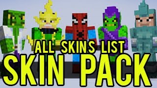 spider man skin pack spider man skin pack