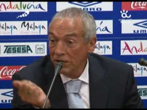 Presentaci&oacute;n de Ferreira como entrenador del M&aacute;laga CF