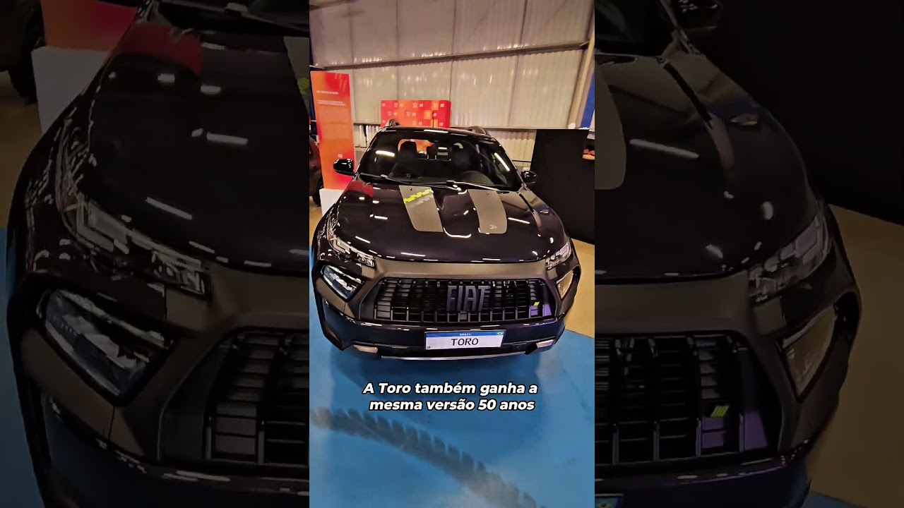 Para comemorar os 50 anos de Brasil, a Fiat lança a versão comemorativa para Fastback e Toro.