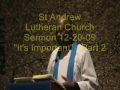 Pastor Willard's Sermon 12-20-09 - 