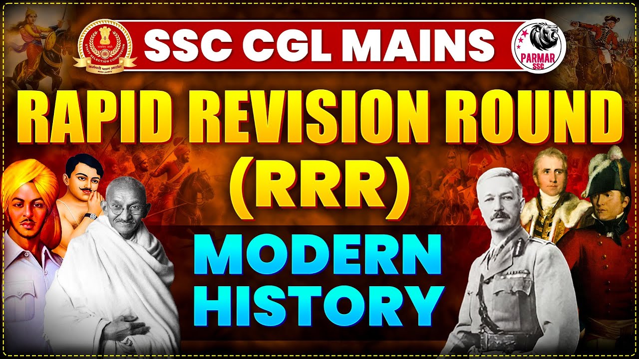 MODERN HISTORY FOR CGL MAINS BY PARMAR SSC