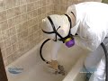 This video provides basic training on how to refinish a bathtub and tile unit, using the Munro Products Shurbond refinishing system. www.munrotraining.com --- http