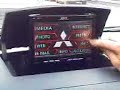 Mitsubishi Autlender XL motorized monitor with Navigation Mitsubishi Autlender XL motorized monitor with Navigation