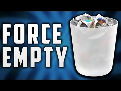 how to empty trash on mac