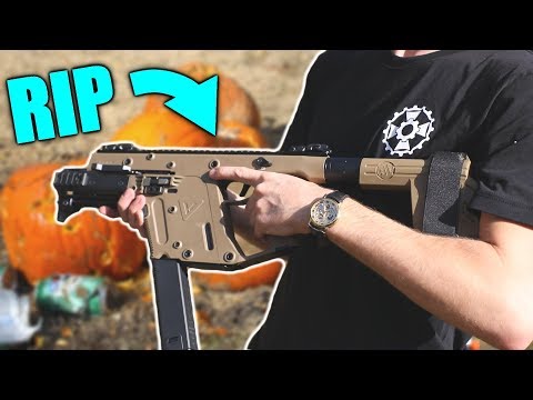 Airsoft VS Real KRISS VECTOR!  (Is This Gun Too Powerful?)