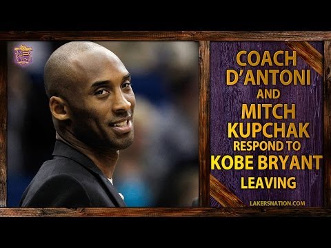 Video: Lakers D'Antoni And Mitch Kupchak Respond To Kobe Bryant Leaving For France