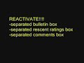 Recent Activity Box rant Recent Activity Box rant
