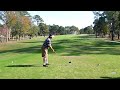 Dad's nice drive at Tiger's Eye