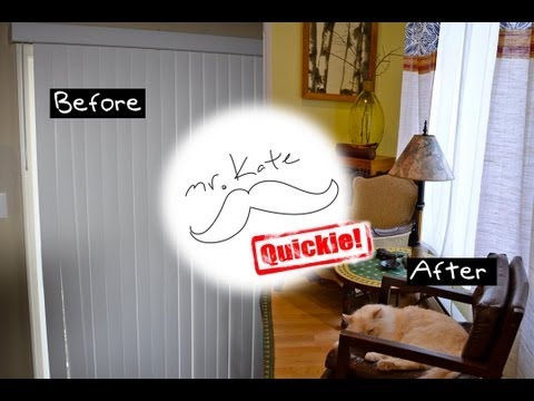 how to recover vertical blinds